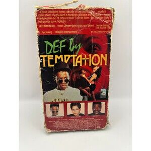 Def By Temptation VHS, 1990 SHAPIRO GLICKENHAUS 90s Troma Slasher Horror